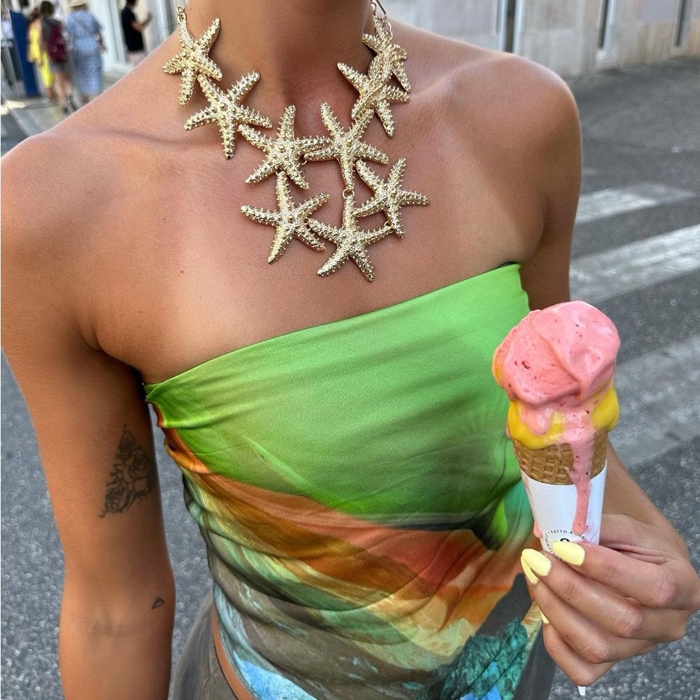 Mango statement Star necklace - Picture 2 of 7